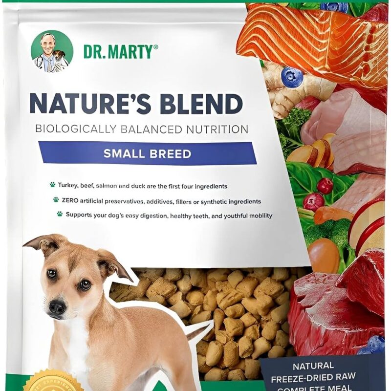 Dr. Marty Nature's Blend Adult Small Breed Freeze-Dried Raw Dog Food 16 oz, 1 Pound