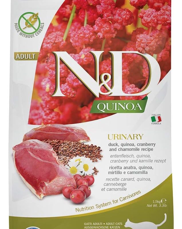 Farmina N&D Quinoa Urinary Duck Quinoa Cranberry Chamomile 3.3 lbs