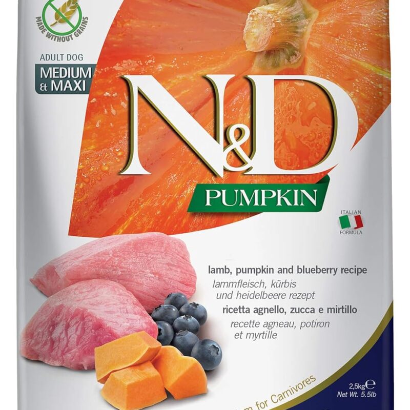 Farmina N&D Pumpkin Lamb & Blueberry 5.5 lbs