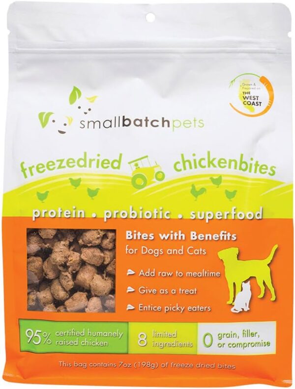 Smallbatch Pets Freezdried Chicken Bites 7 oz