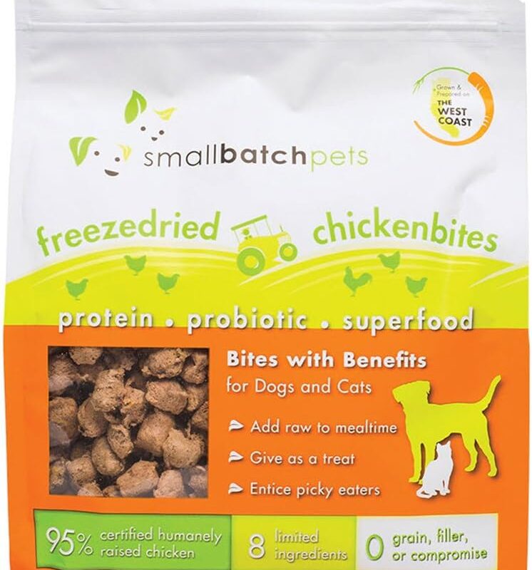 Smallbatch Pets Freezdried Chicken Bites 7 oz