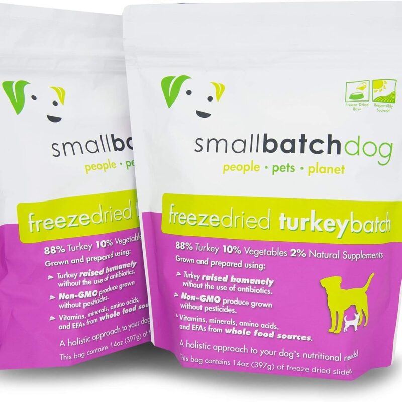 Smallbatch Pets Freezdried Turkey Recipe 14 oz Pack of 2