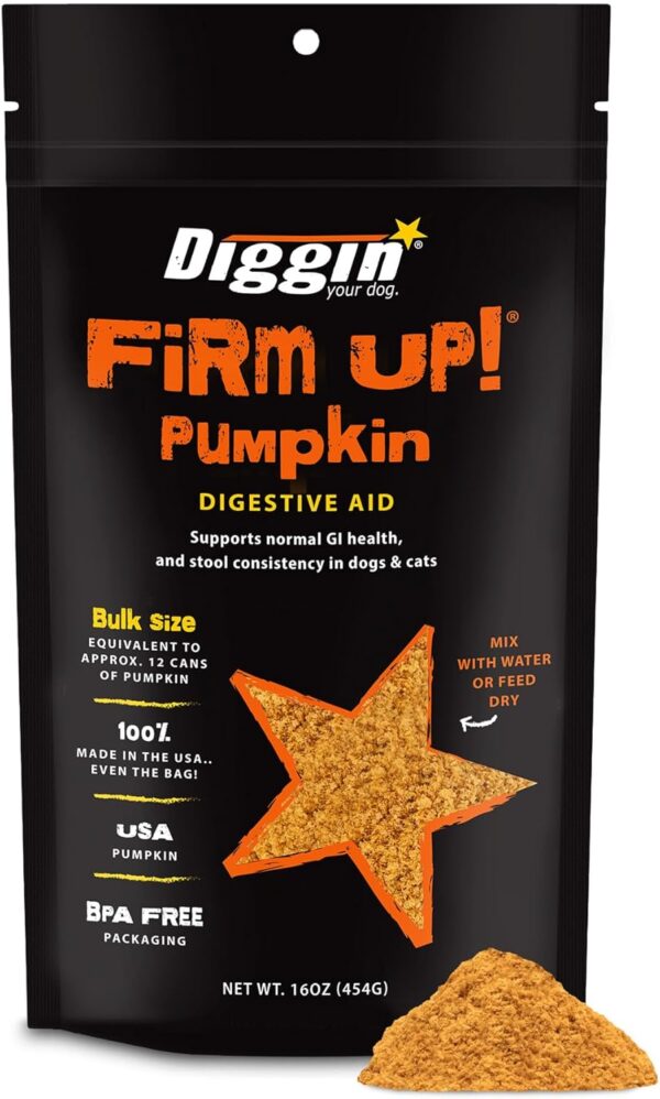 Diggin' Your Dog Firm Up Pumpkin 16 oz