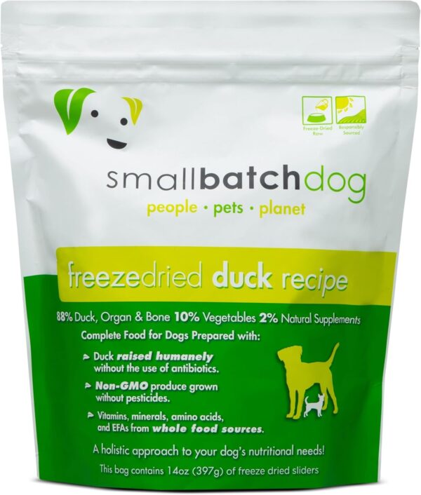 Smallbatch Pets Freezdried Duck Recipe 14 oz