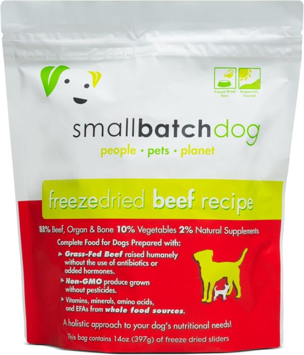 Smallbatch Pets Freezdried Beef Recipe 14 oz