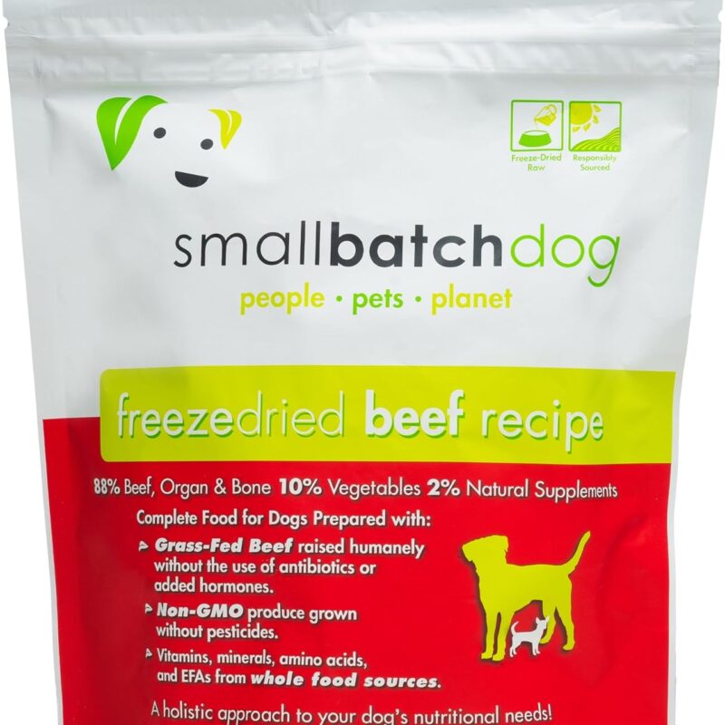 Smallbatch Pets Freezdried Beef Recipe 14 oz