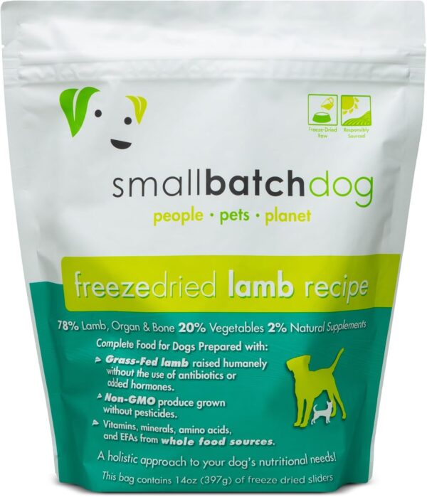 Smallbatch Pets Freezdried Lamb Recipe 14 oz