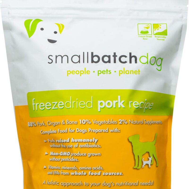 Smallbatch Pets Freezdried Pork Recipe 14 oz