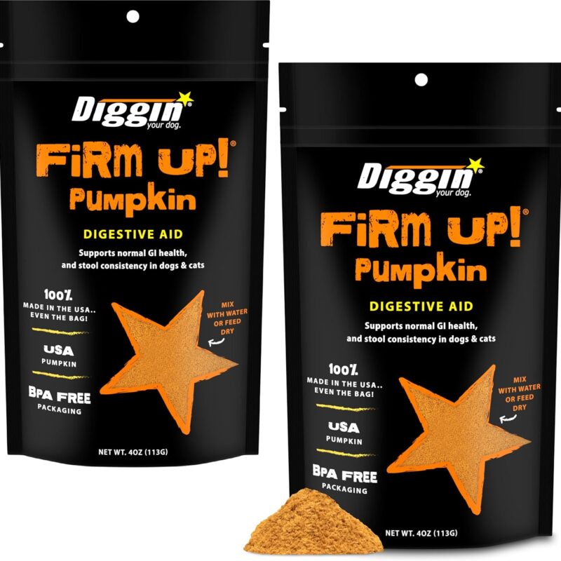 Diggin' Your Dog Firm Up Pumpkin 4 oz Pack of Two